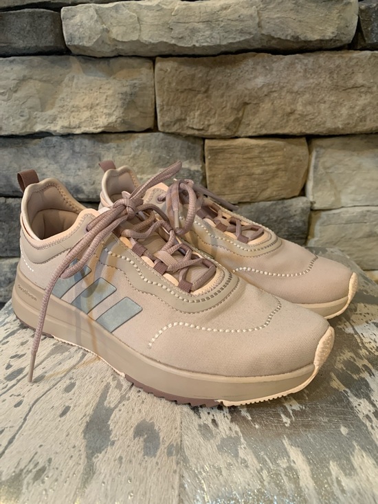 adidas Shoes - Adidas Cloudfoam Women's Blush Beige Sneakers
